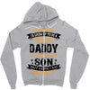 Super Cool Daddy Of A Freaking Awesome Son Zipper Hoodie