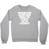 drinking before noon makes you a pirate not an alcoholic Crewneck Sweatshirt