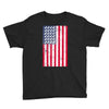 t-rex vintage american flag Youth Tee