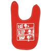 v3 eat sleep snap Baby Bibs