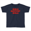 Girls Support Girls Toddler T-shirt