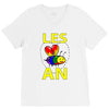 gay pride parade lgbt lesbian gay bi trans queer pan light V-Neck Tee