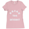 break the internet tie dye girls muscle top Ladies Fitted T-Shirt