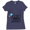 Family Trip To Moon Ladies Fitted T-Shirt