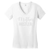 mother hustler Women's V-Neck T-Shirt