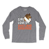 This Girl Loves Shetland Sheepdog Long Sleeve Shirts