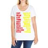 fight, dream, lead! Ladies Curvy T-Shirt