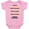 Braver Stronger Smarter Uterine Cancer Awareness Baby Bodysuit