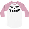 smiling teeth pumpkin face 3/4 Sleeve Shirt