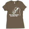 may the brakes be with you Ladies Fitted T-Shirt
