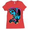 panda rider Ladies Fitted T-Shirt
