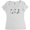 zebra Women's Triblend Scoop T-shirt