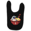 great wave ramen Baby Bibs