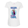 sister of the birthday girl Maternity Scoop Neck T-shirt