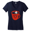 black coffee Women's V-Neck T-Shirt