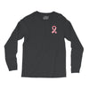breast cancer ribbon survivor pocket Long Sleeve Shirts