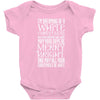 white christmas Baby Bodysuit