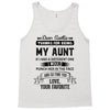 Dear Auntie, Thanks For Being My Aunt Tank Top