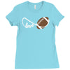 football infinity love Ladies Fitted T-Shirt