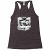 girl smoking a blunt Racerback Tank