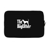 the dogfather bluetick coonhound white Laptop sleeve