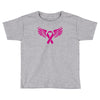 breast cancer ribbon with wing Toddler T-shirt