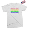 love is love, black lives matter, climate change is real, immigrants m Exclusive T-shirt