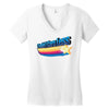 public service announcement Women's V-Neck T-Shirt