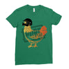 Pubg Military Chicken T-Shirt Ladies Fitted T-Shirt
