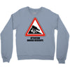 warning descent Crewneck Sweatshirt