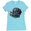 predator chest Ladies Fitted T-Shirt