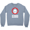 no humans allowed district 9 Crewneck Sweatshirt