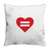 Equality Heart Throw Pillow