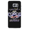 military, women's proud air force mom of her military son u Samsung Galaxy S7