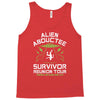 alien abductee survivor tour ufo nerd geek comic funny Tank Top