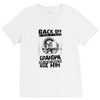 Back Off I Have A Crazy Grandpa And I am not Afraid To Use Him V-Neck Tee