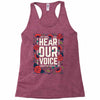 Women's March Hear Our Voice Racerback Tank