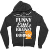 funny little brains Zipper Hoodie