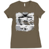 girl smoking a blunt Ladies Fitted T-Shirt