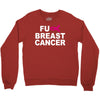 fuck breast cancer Crewneck Sweatshirt