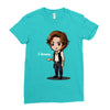 i know Ladies Fitted T-Shirt