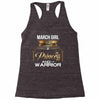 march  girl is a perfect combination of princess and warrior Racerback Tank
