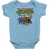 killer turtles Baby Onesie