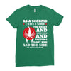 as a scorpio i have 3 sides Ladies Fitted T-Shirt