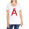 alphabet Ladies Curvy T-Shirt