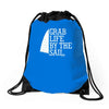 grab life by the sail Drawstring Bags