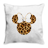 Minnie Mouse Leopard Throw Pillow