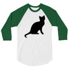cat black had 3/4 Sleeve Shirt