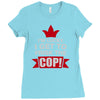 frisk cop leo police wife Ladies Fitted T-Shirt