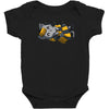 friendly kitty Baby Bodysuit